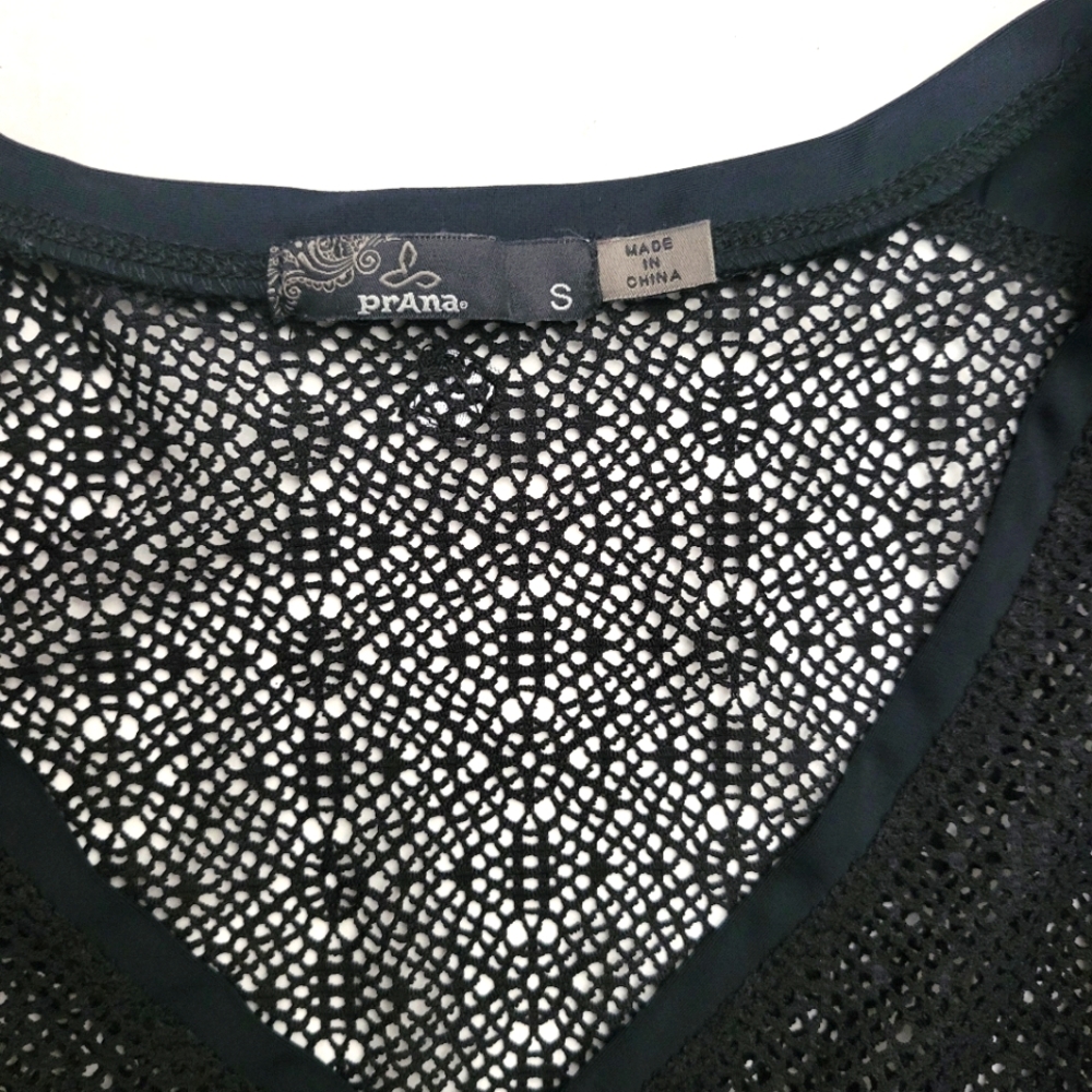 prAna Women's Elliot Crochet Cover Up Dress Beach Wear - Small - Picture 4 of 4